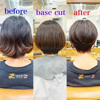 ショート newline銀座所属・👑銀座ショート/ 絶壁補正/金子涼👑のヘアスタイル