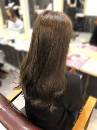ロング カラー パーマ ヘアアレンジ キッズ 美髪矯正 🌈髪質改善 山下のヘアスタイル