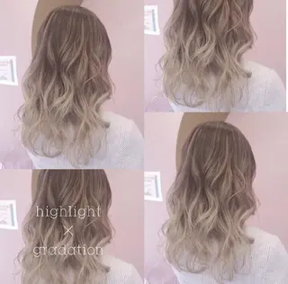 ロング カラー パーマ ヘアアレンジ RIYA❤︎ Aujuaソムリエのヘアスタイル