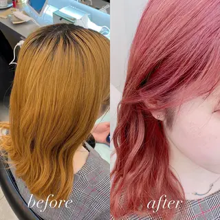 ミディアム カラー 普通の美容室じゃない ‼️/若林のヘアスタイル