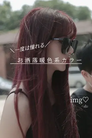 カラー 似合わせ特化/レイヤ ーカット/mikuのヘアスタイル