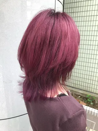 ミディアム カラー 千葉 洋平のヘアスタイル