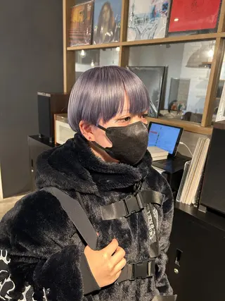 カラー 植田 瑠菜のヘアスタイル