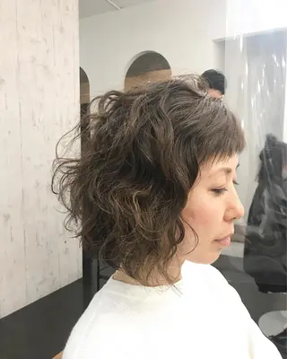 ミディアム 【店長】ショート 似合わせ🦩相羽里美のヘアスタイル