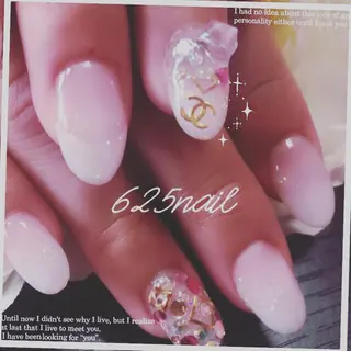 ネイル 625nail 無料P有/春日白水のネイルデザイン