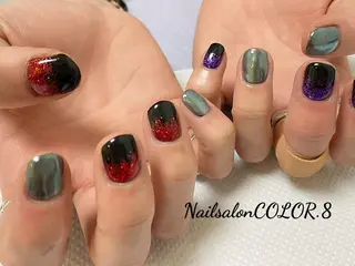 メンズ ネイル ネイルサロンカラーエイト所属・color.8 AYAのネイルデザイン