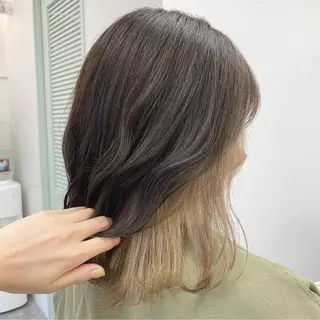 ミディアム カラー ヘアアレンジ 💫お呼ばれヘア💫 men's✨ともえ✨のヘアスタイル