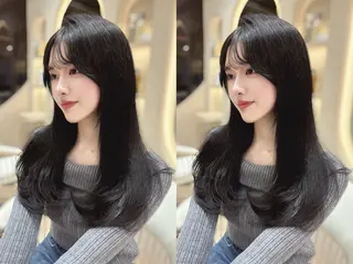 ロング カラー 上品♡韓国レイヤー ‎🤍のの‎🤍のヘアスタイル