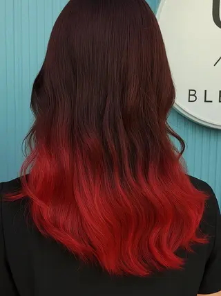 ロング カラー 髪質改善＆白髪ぼかし カラー♡店長みやけ♡のヘアスタイル