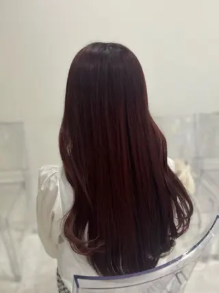 ロング カラー ガーリー♡女の子っぽ ヘア♡ピンクカラー♡のヘアスタイル