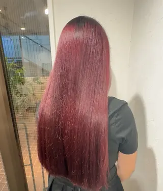 ロング カラー ハイトーン/レイヤー /艶カラー🎀のヘアスタイル