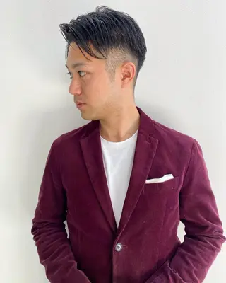 ショート カラー パーマ ヘアアレンジ メンズ 【池袋/スパイキー ショート】ⓝⓘⓜⓤのヘアスタイル