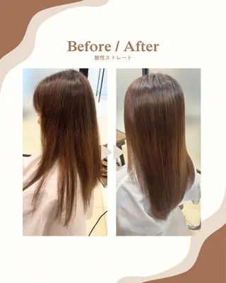 セミロング LiTA 友田未来のヘアスタイル