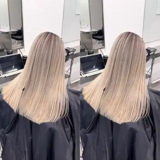 セミロング LAWE.北堀江/ 韓国エクステのヘアスタイル