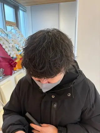 パーマ メンズ 笹江 瑞穂のヘアスタイル