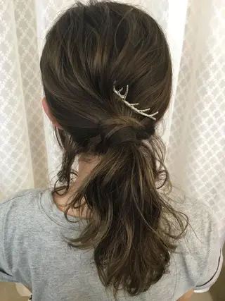 ロング ヘアアレンジ RUMéL 🌙YUIのマツエク・マツパデザイン