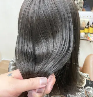 ミディアム カラー TOWA 野村　コウダイのヘアスタイル