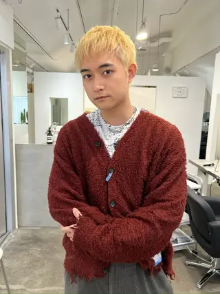 ショート カラー メンズ XENA表参道 MIKUのヘアスタイル