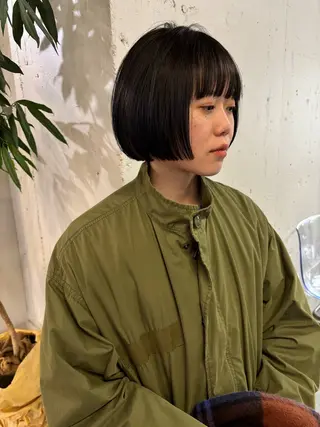 ショート くせ毛カットとパーマ /美容室難民の方是非のヘアスタイル