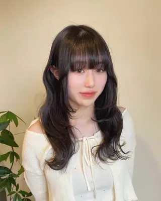 ロング カラー Ludwig AIRIのヘアスタイル