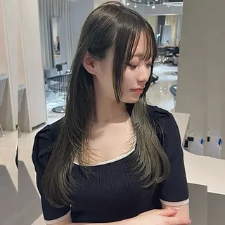 ロング カラー ツヤハイトーン/ レイヤー💫mayuのヘアスタイル