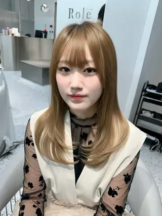 セミロング 🎀Rimi୨୧ ✨艶✨color🎀のヘアスタイル