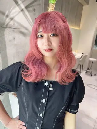 セミロング 顔周り🇰🇷韓国 レイヤー/モエのヘアスタイル