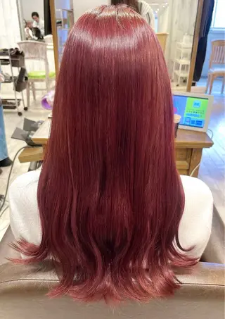 ロング カラー 【韓国ヘア×透明感 カラー】笹谷 莉未のヘアスタイル