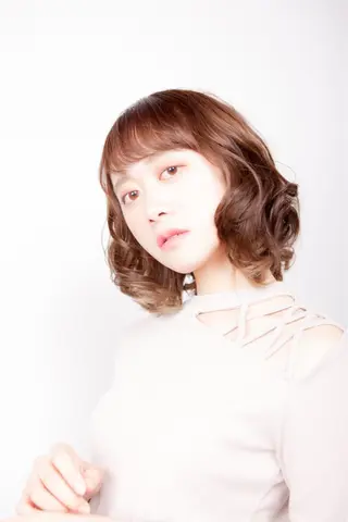 ミディアム 山野井 誠のヘアスタイル