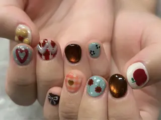 ネイル Protea きぬがわ らむのネイルデザイン