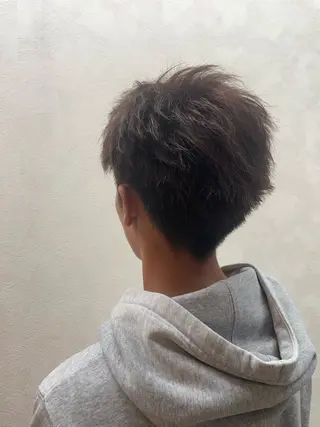 ショート メンズ 桜井 陸のヘアスタイル