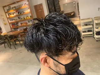 ショート パーマ メンズ ショート🌼パーマ 本間正子のヘアスタイル