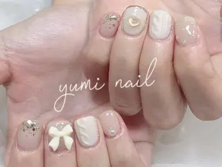 ネイル 𝐲𝐮𝐦𝐢🎀 長さ出しデザイン専門のネイルデザイン