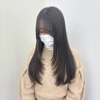 ロング Ayano‪‪🎀似 合わせ×透明感🎀のヘアスタイル