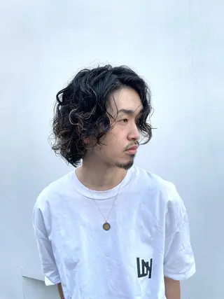 ミディアム 渋谷 メンズヘア⭐️ タニグチヨシユキのヘアスタイル