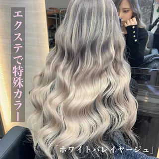 ロング 🌈カラー特化 ハイトーンけいと🌈のヘアスタイル