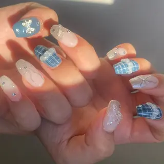 メンズ ネイル ✨akari✨ 韓国、メンズネイルのネイルデザイン