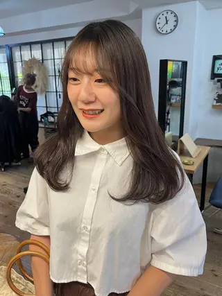 ミディアム カラー 伊藤ゆかり/髪質改善 /透明感カラーのヘアスタイル