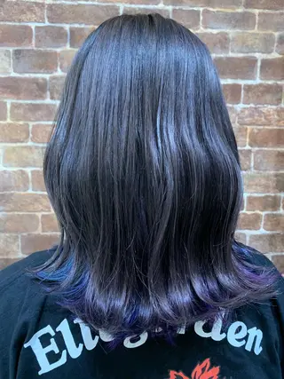 ミディアム カラー 髪質改善/縮毛矯正 ツヤ髪🩷さつきのヘアスタイル