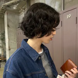 ショート パーマ 伊藤ほのか /パーマ/ショートのヘアスタイル