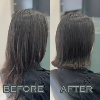 ショート YASU🍎CUT 赤系カラー/ヘアケアのヘアスタイル