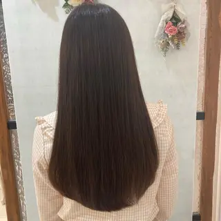 ロング 透明感ワンカラー 🎀髪質改善/AOのヘアスタイル