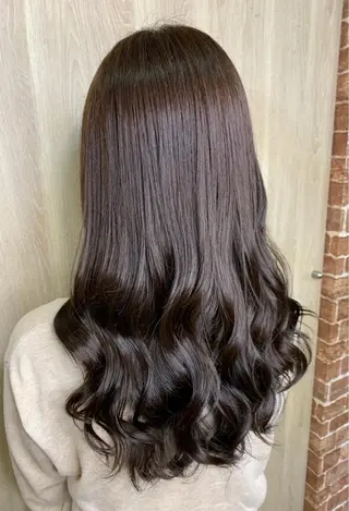 セミロング カラー ヘアアレンジ RYOSUKE ハイトーンのヘアスタイル