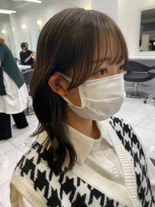 ミディアム レイヤー/韓国❣️ 髪質改善/亘紘輝のヘアスタイル