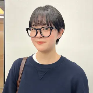ショート カラー 初めてのショート お任せください✂️のヘアスタイル