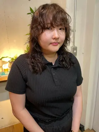 ロング パーマ YUKI 新宿 カット/パーマのヘアスタイル