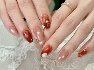 ネイル ネイルサロンD&D所属・劉 丹丹のネイルデザイン