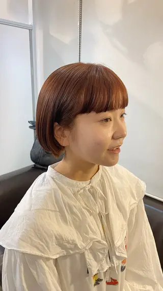 カラー SASAnagano 堀内未梨のヘアスタイル