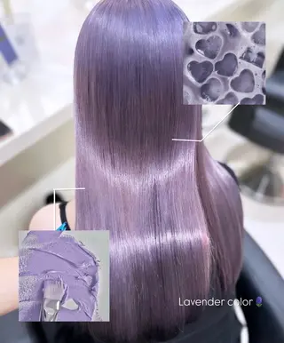 ロング カラー 海外girl/ハイト ーン/riko🫧のヘアスタイル