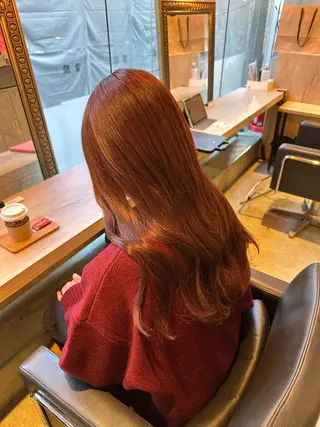 ロング カラー 美髪・シールエクステ ホソタニリョウコのヘアスタイル